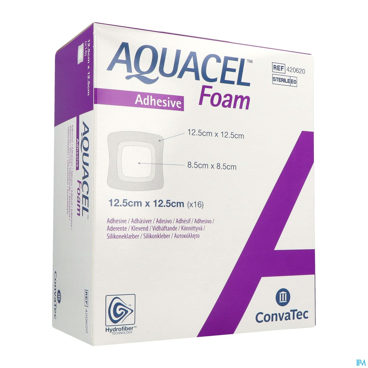 AQUACEL FOAM ADH 12,5CMX12,5CM 16 — Pharmacie Européenne 24/24 de la place de clichy