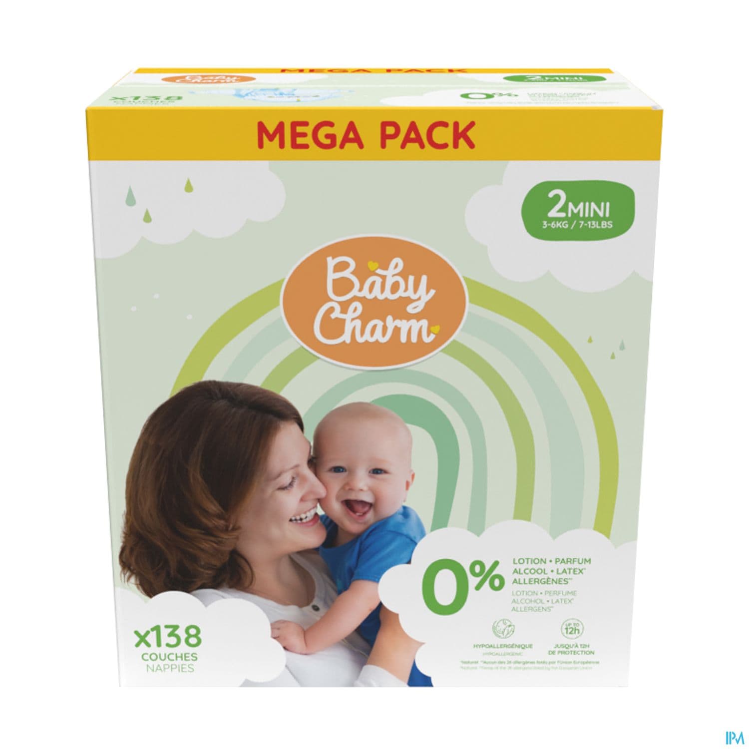 BABY CHARM COUCH SUP DRY 3/6KG 138 — Pharmacie des Couronneries