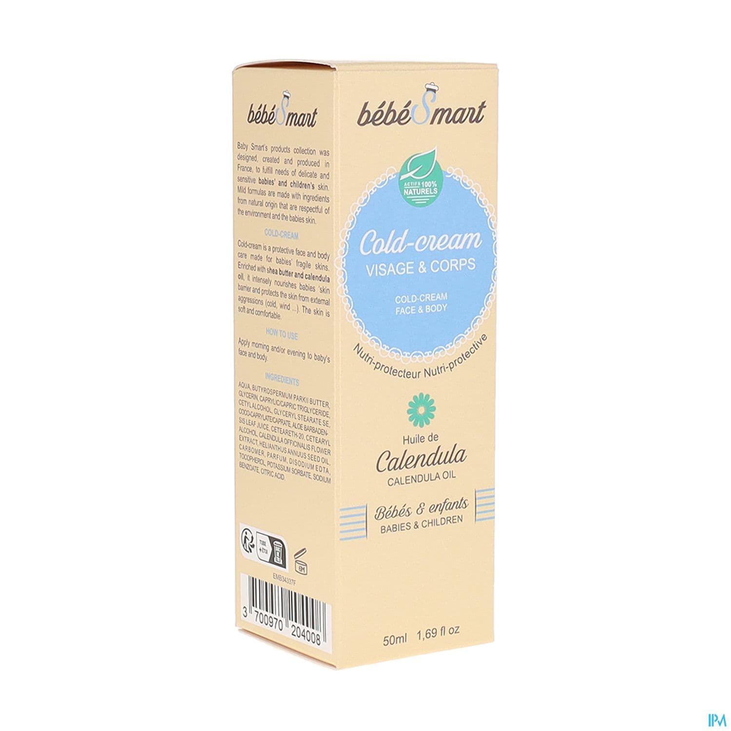 Bebe Smart Cold Cream Visage Et Corps 50ml — Pharmacie Pharmavance Hauts De Suresnes