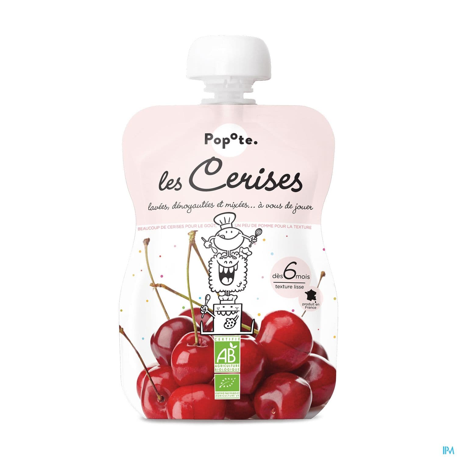 POPOTE COMPOTE CERISE 120G — Pharmacie Marie Stuart