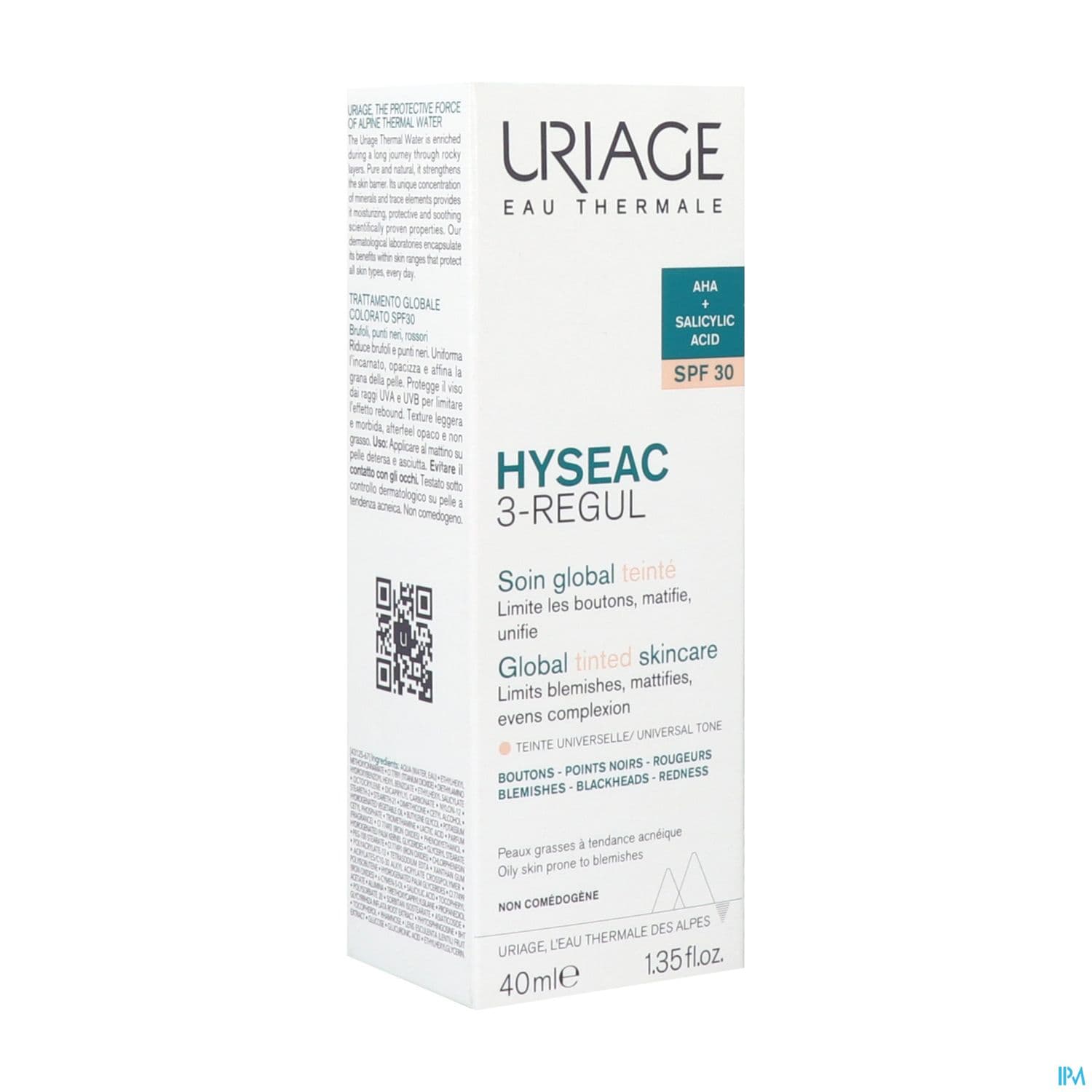 URIAGE HYSEAC 3-REGUL SPF30 TEIN40 — Pharmacie Juin