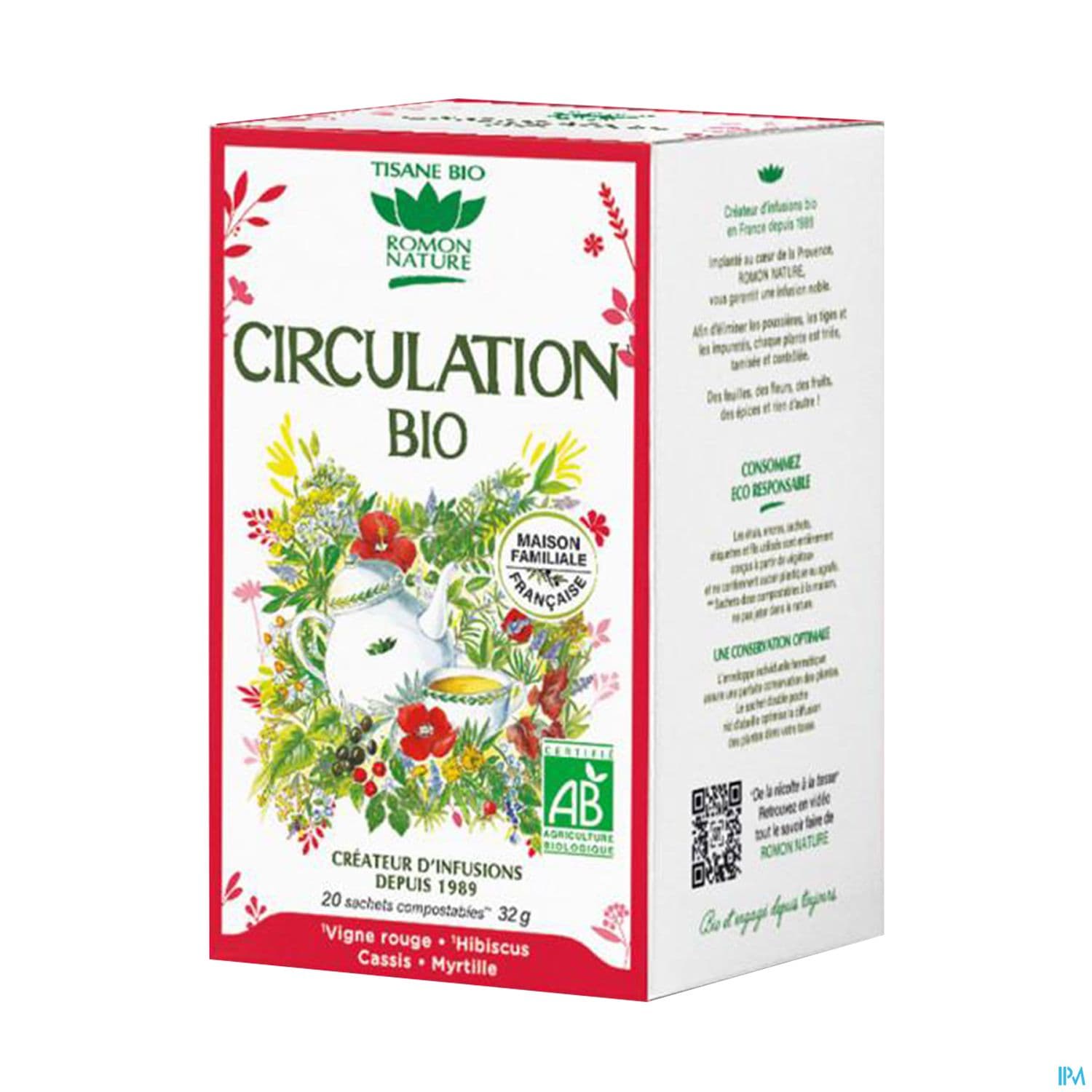 ROMON NATUR TIS BIO CIRCULAT SAC20 — Pharmacie Malartic