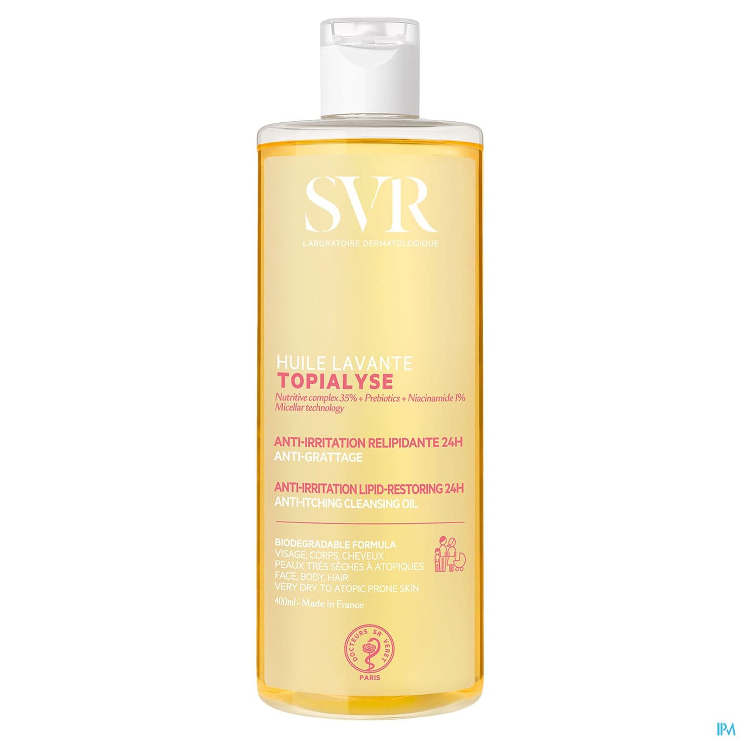 SVR TOPIALYSE HLE LAV MICEL 400ML — Pharmacie Parc Lann