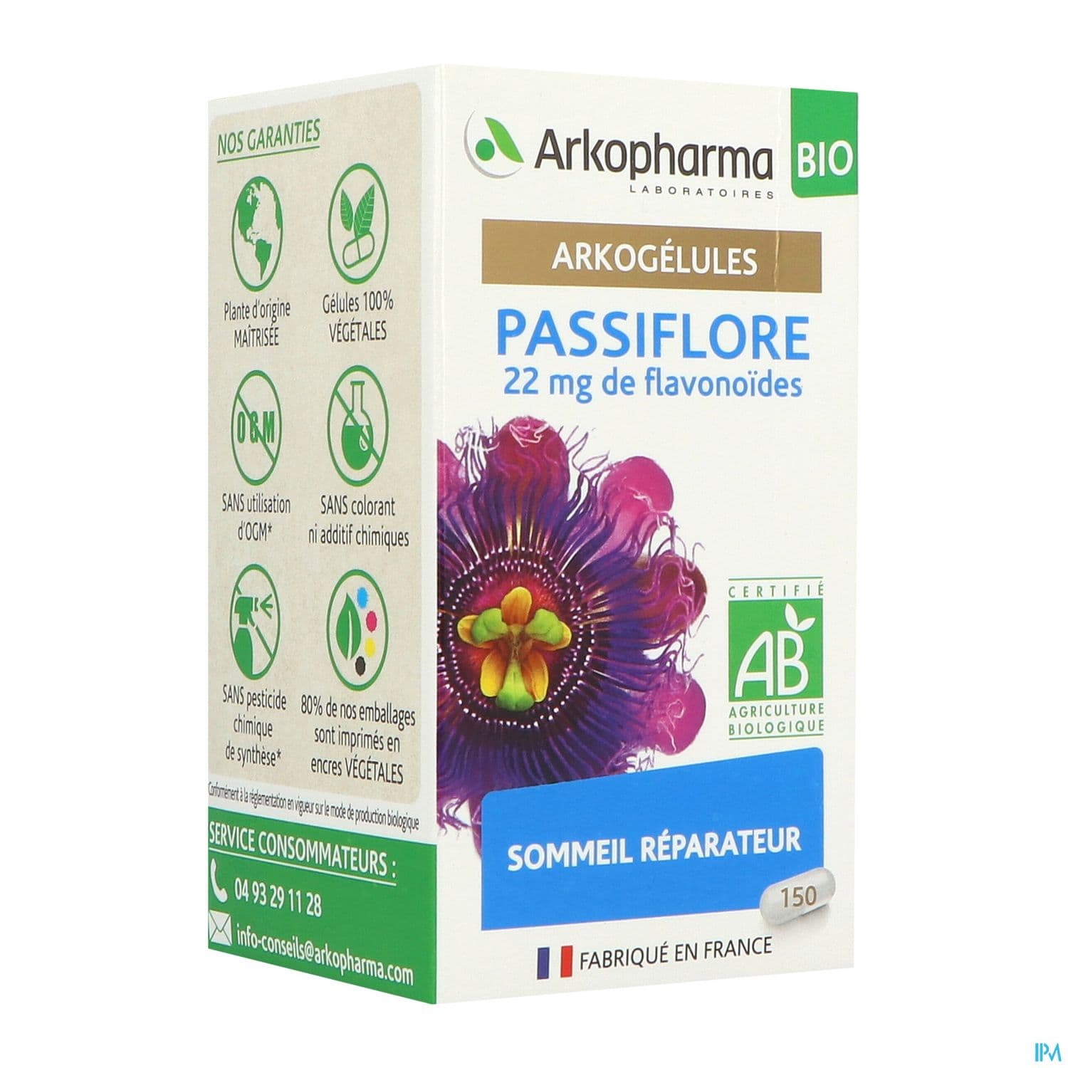 Arkopharma Arkogelules Passiflore Bio Gelule 150 — Pharmacie Principale des Grésillons