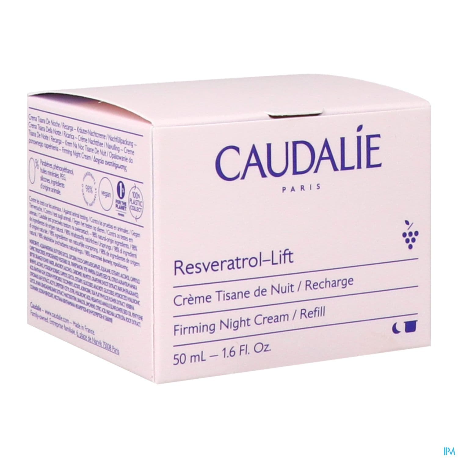 CAUDALIE RESVER LIFT CR NUIT RECH — PHARMACIE DE LA GARE Nancy