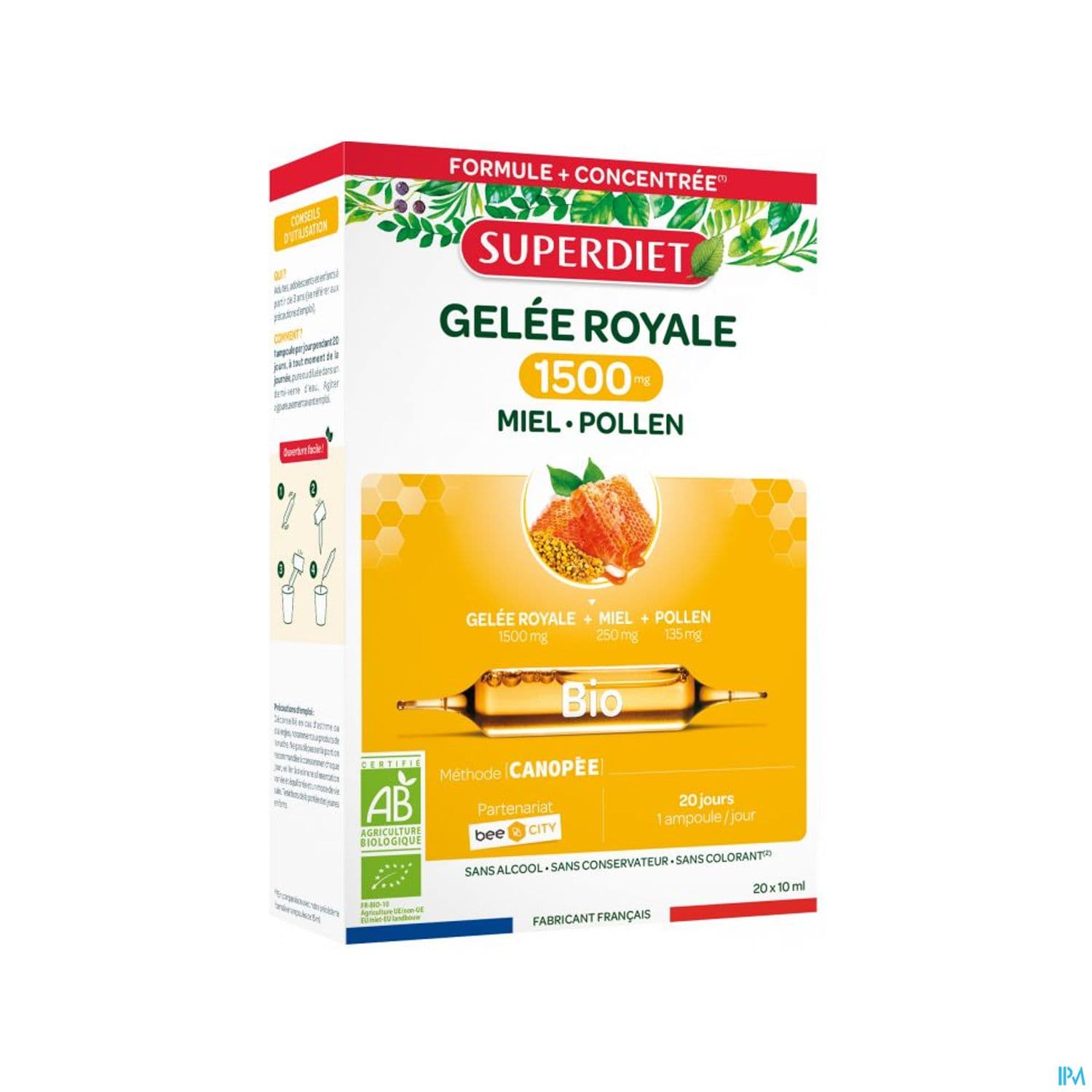 SUPERDIET GELEE ROY1500 BIO AMP20 — Pharmacie des Allées