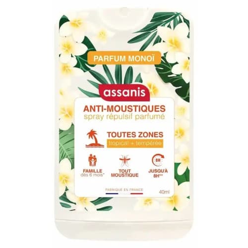 ASSANIS A/MOUST SPRAY MONOI 40ML — Pharmacie Rocade by Nexum