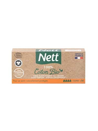 NETT TAMPON BIO SS/APPLIC SUPER 16 — Pharmacie Jean Médecin