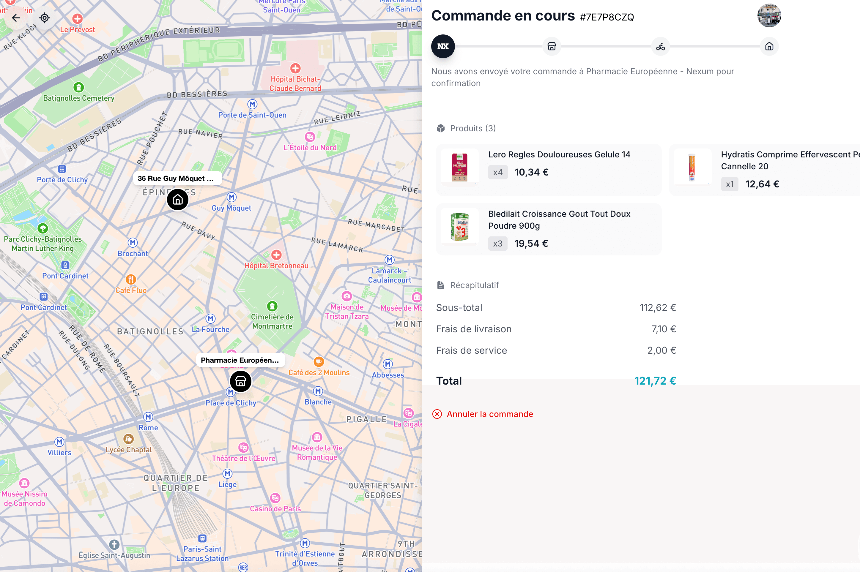 Suivi en temps réel