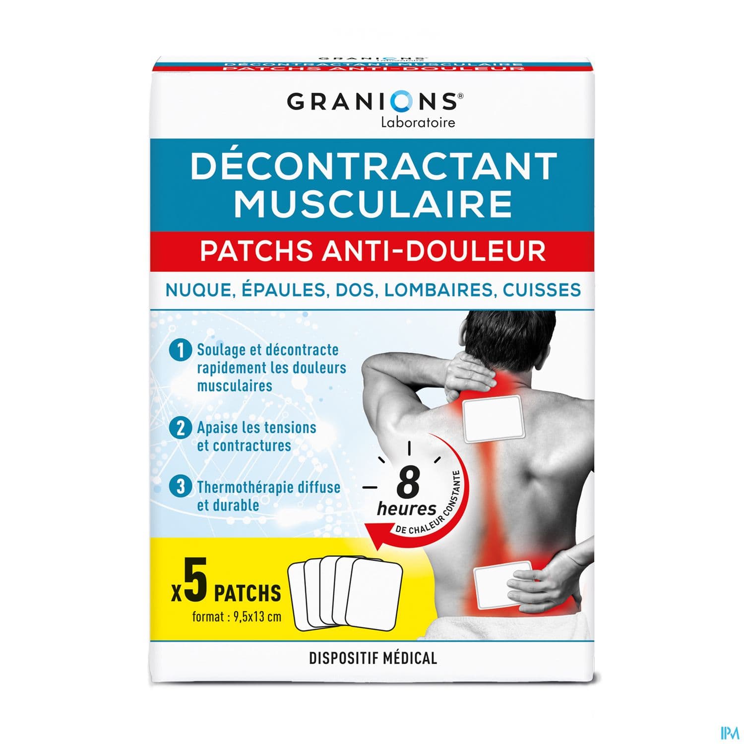 Granions Patch Antidouleur Dm Sachet 5