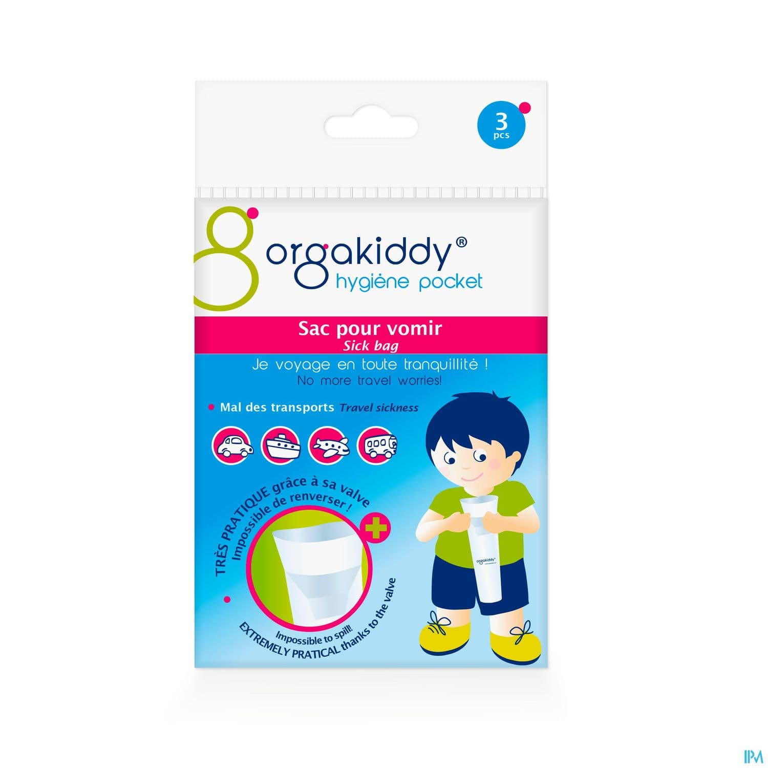 ORGAKIDDY SAC POUR VOMIR X3