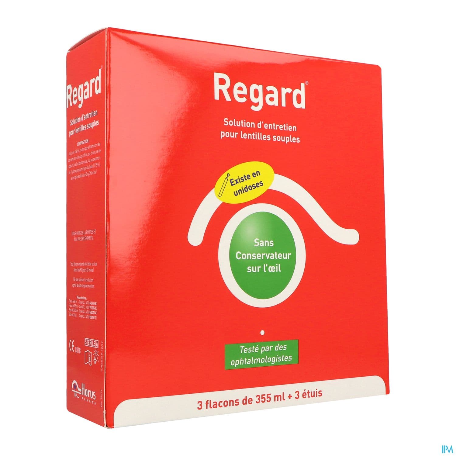 Regard Solution Multifonctions 355ml X3 + 3 Etui