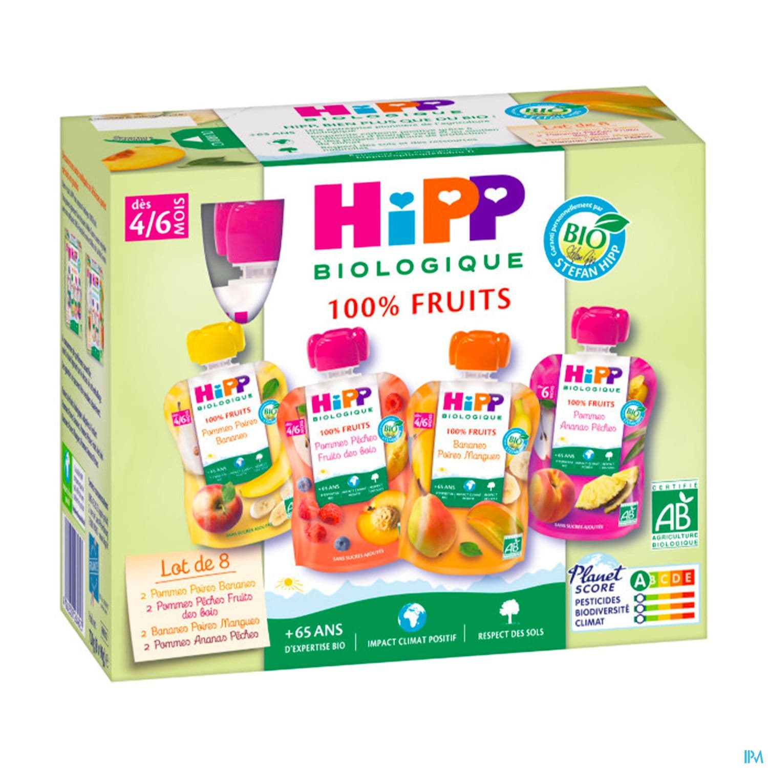 HIPP COMPOTE M PACK +6M GOUR90G 8 — Pharmacie Aoun la glacière by Nexum