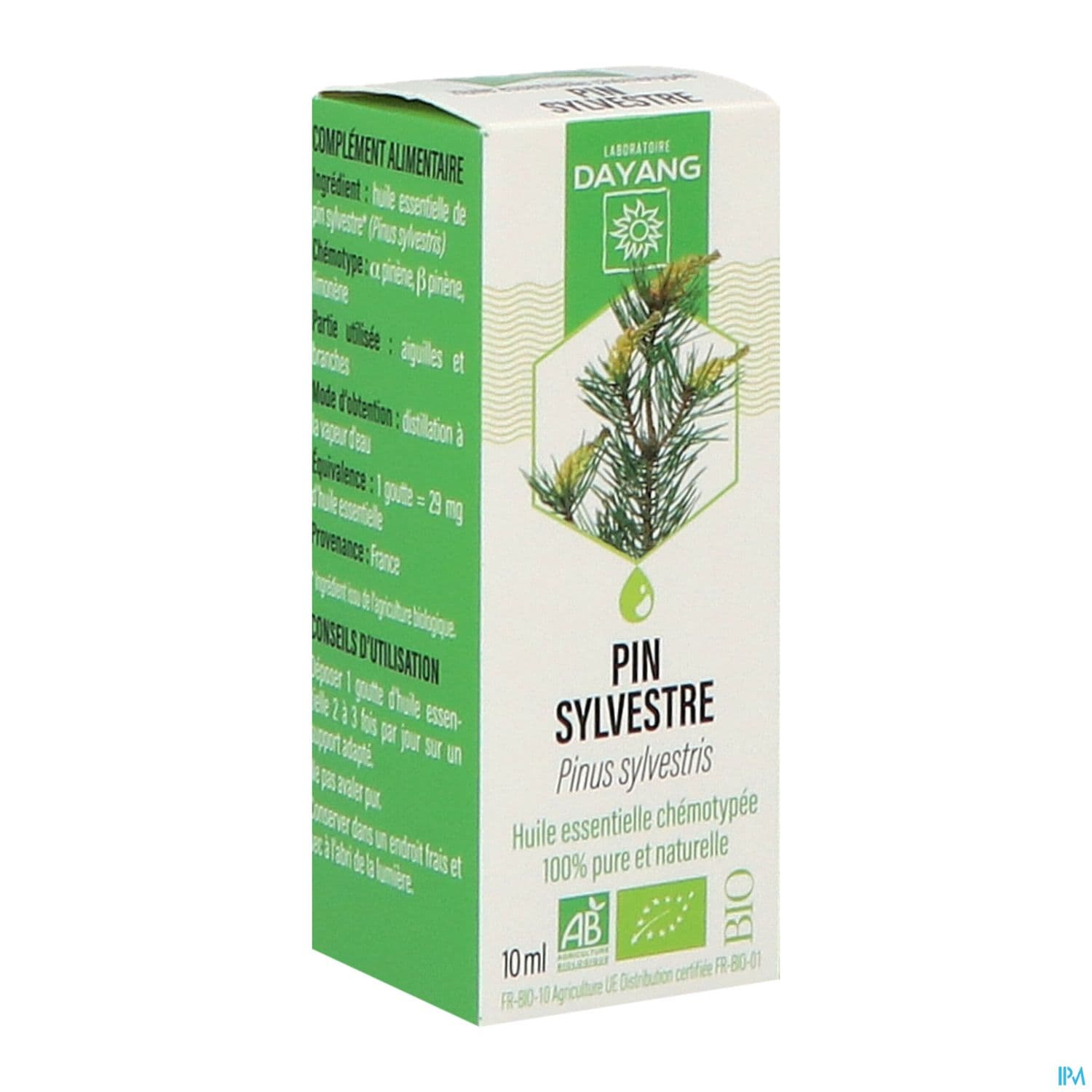 Dayang Huile Essentielle Pin Sylvestre Bio 10ml