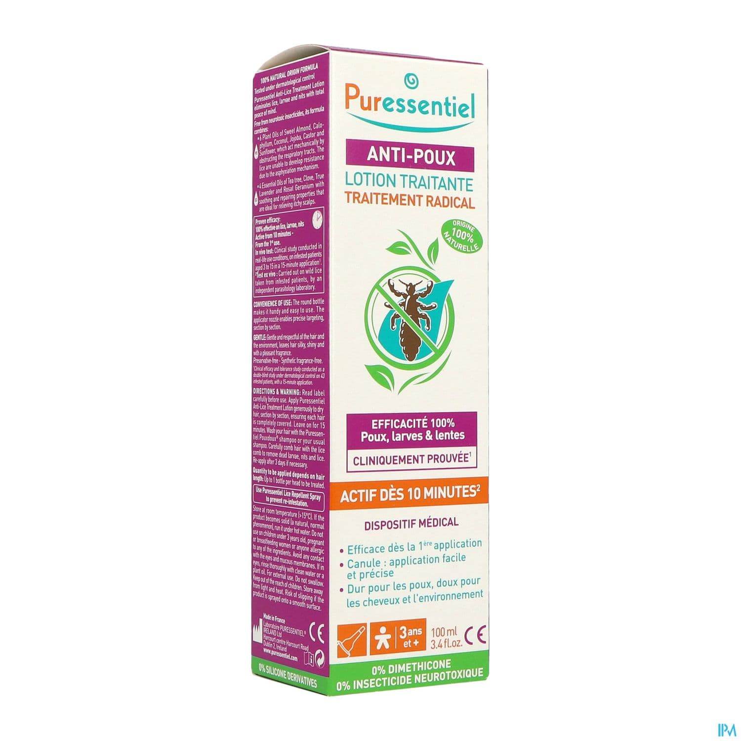 PURESSENTIEL LOT A/POUX 100ML — Pharmacie Parc Lann