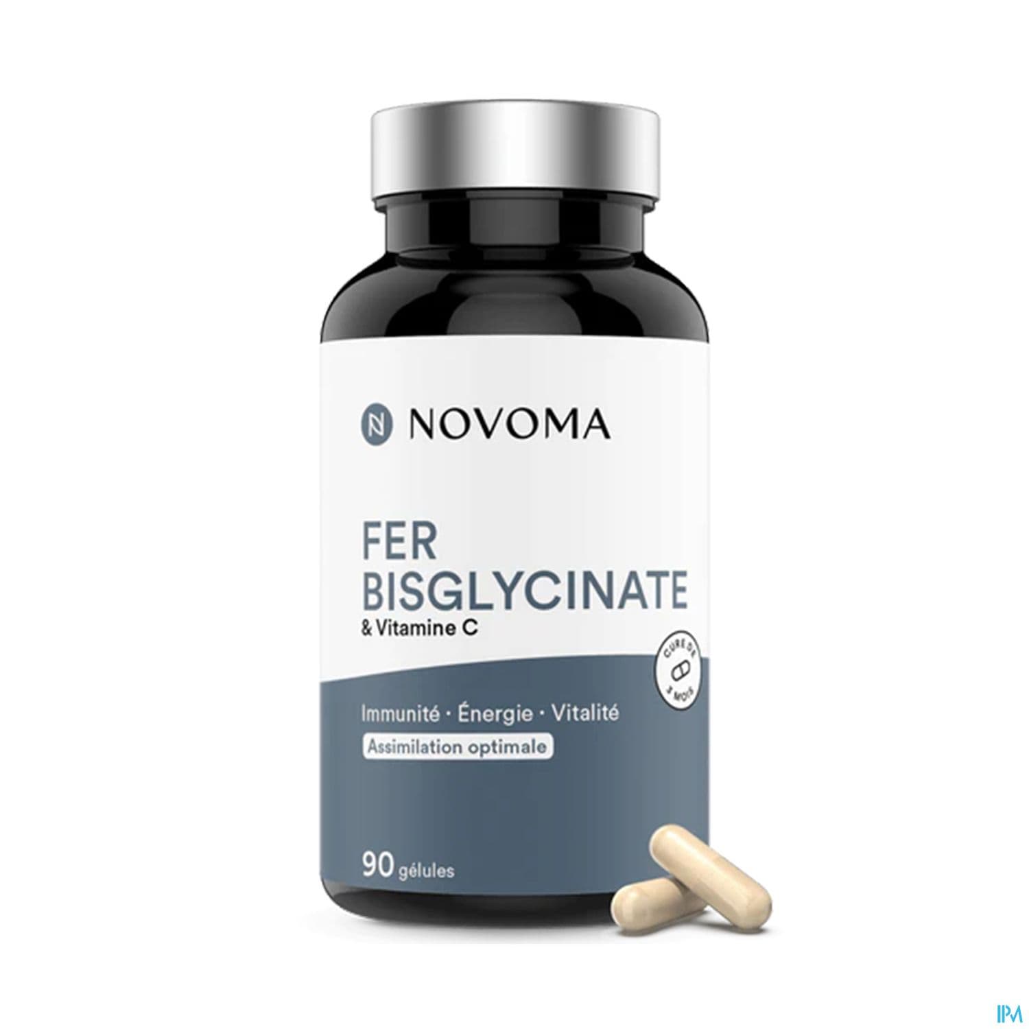 NOVOMA FER BISGLYCINATE GELUL 90 — Pharmacie Lillenium Lille by Nexum