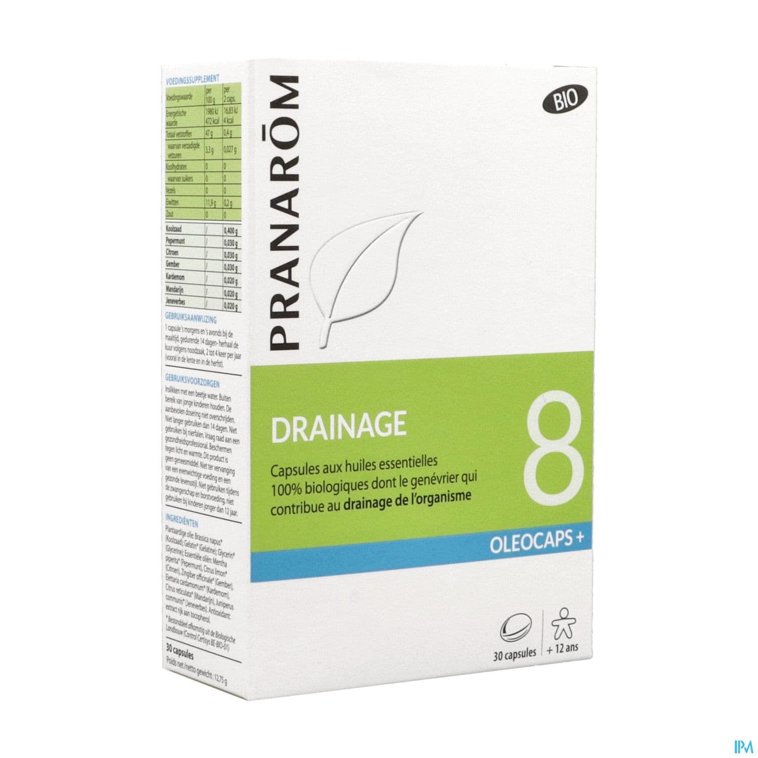 PRANAROM OLEOCAPS+8 DRAINAGE CAP30