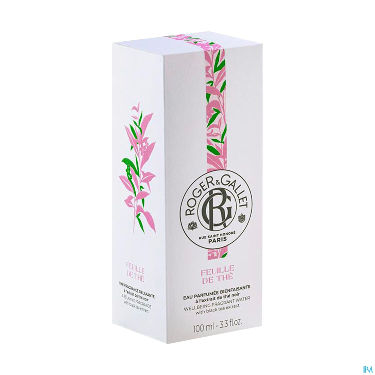 Roger Gallet Feuille De The Eau Parfumee Bienfaisante 100ml