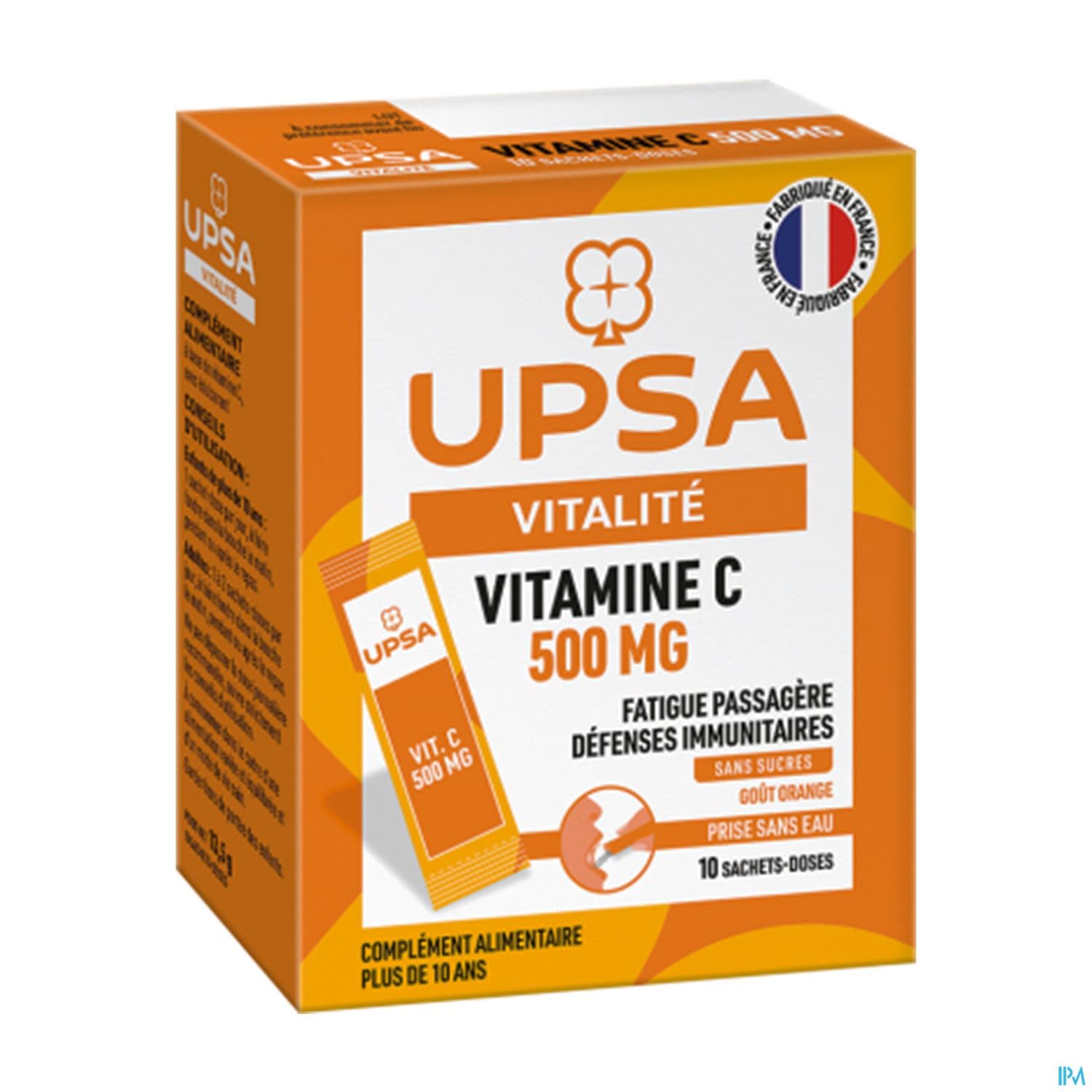 VITAMINE C 500MG UPSA DOSE 10