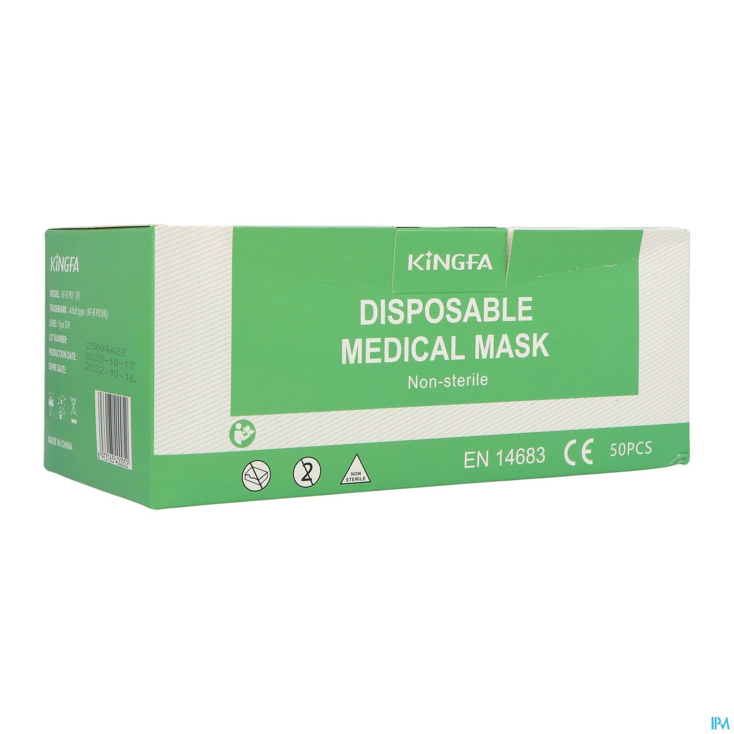 Kingfa Masque Medical Chirurgical 3plis 50