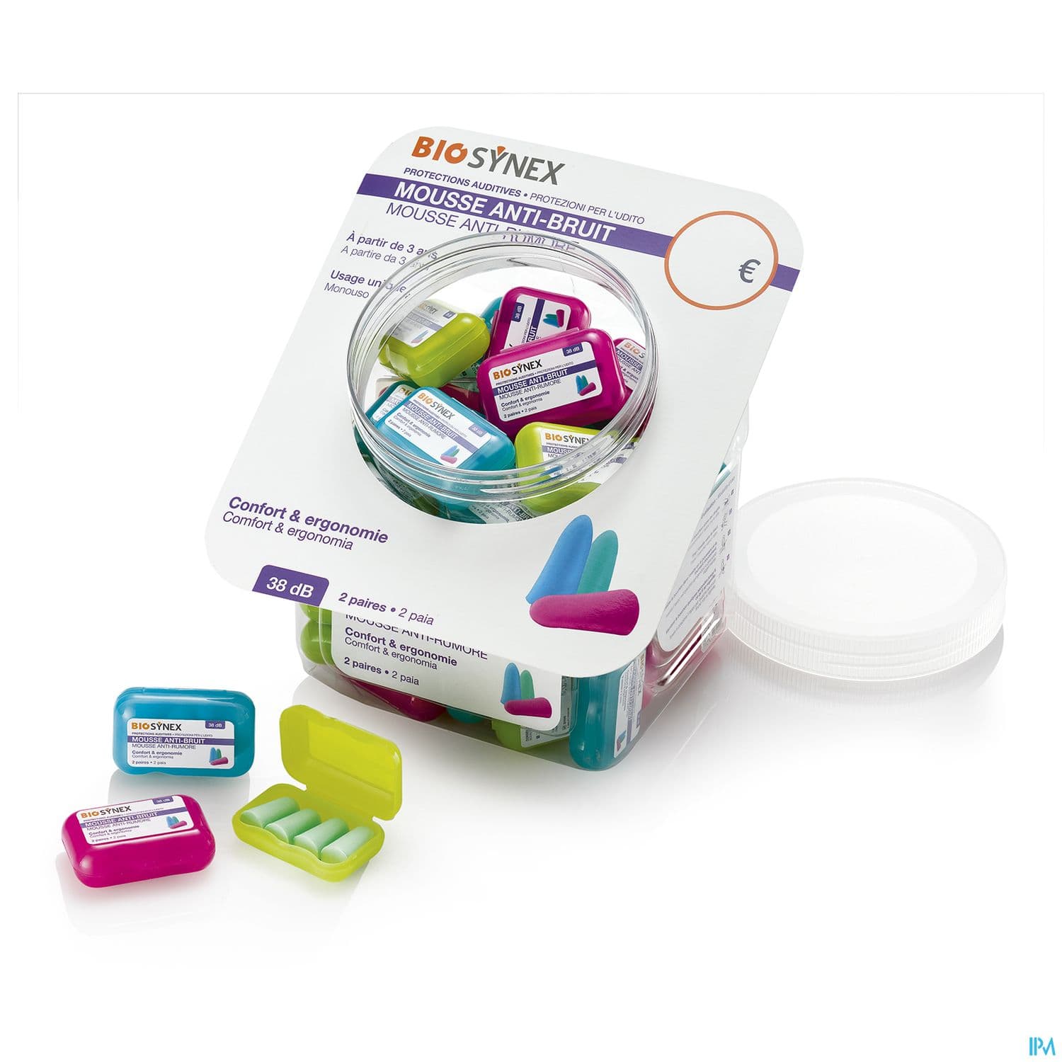 BIOSYNEX PROT AUDITIV MOUSSE 2PAIR — Pharmacie des Vergnes Clermont-Ferrand