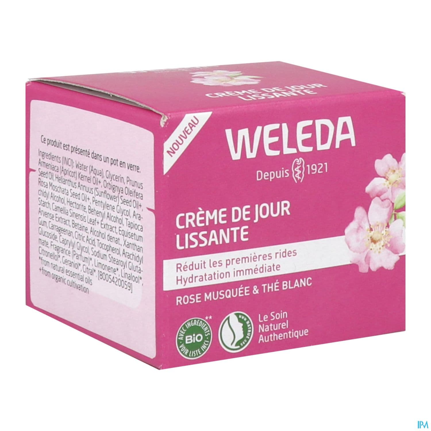 Weleda Rose The Blanc Creme De Jour Lissante Bio 40ml