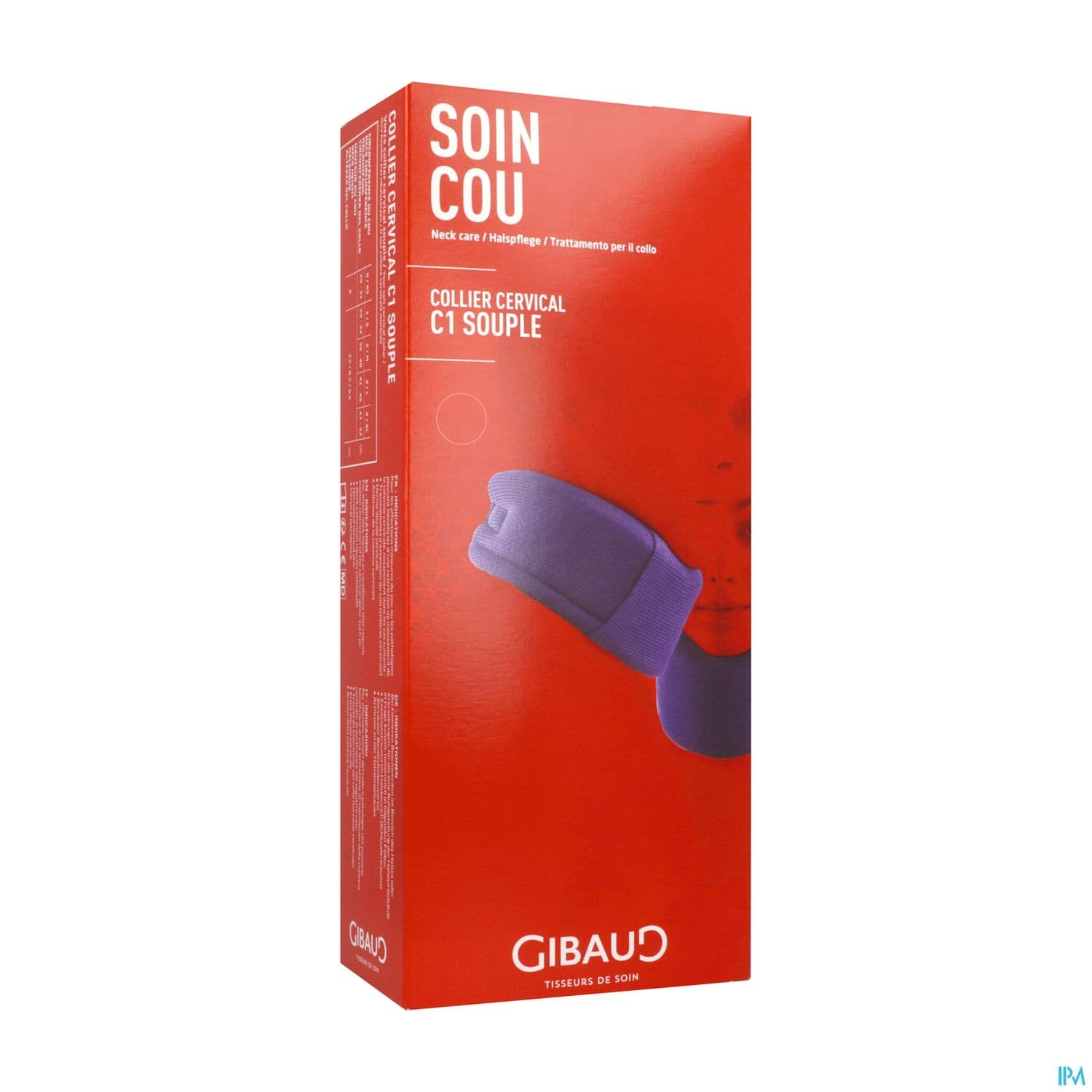 COL/CERV C1 GIBAUD H 8,5 GRIS 3 — Pharmacie Lafayette des Clairions