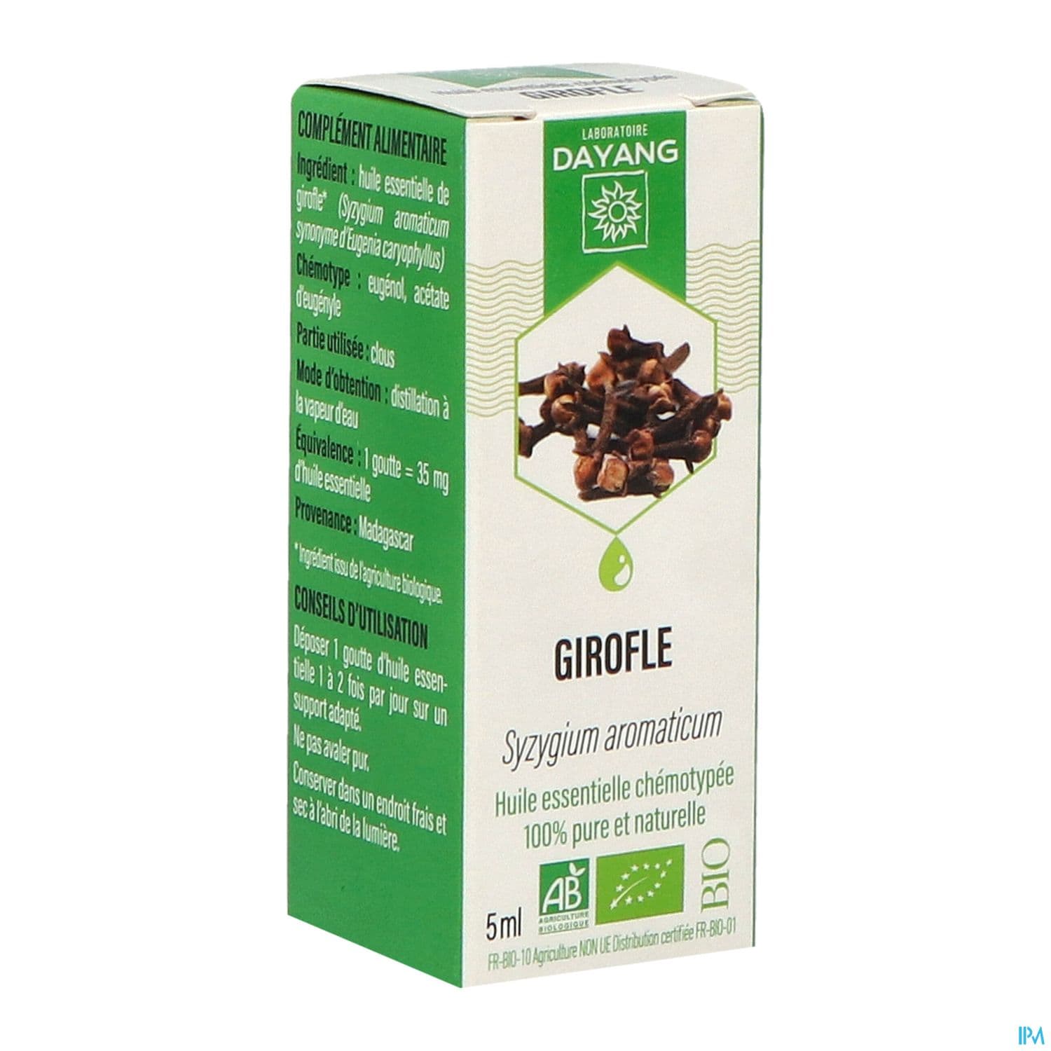 Dayang Huile Essentielle Girofle Bio 5ml
