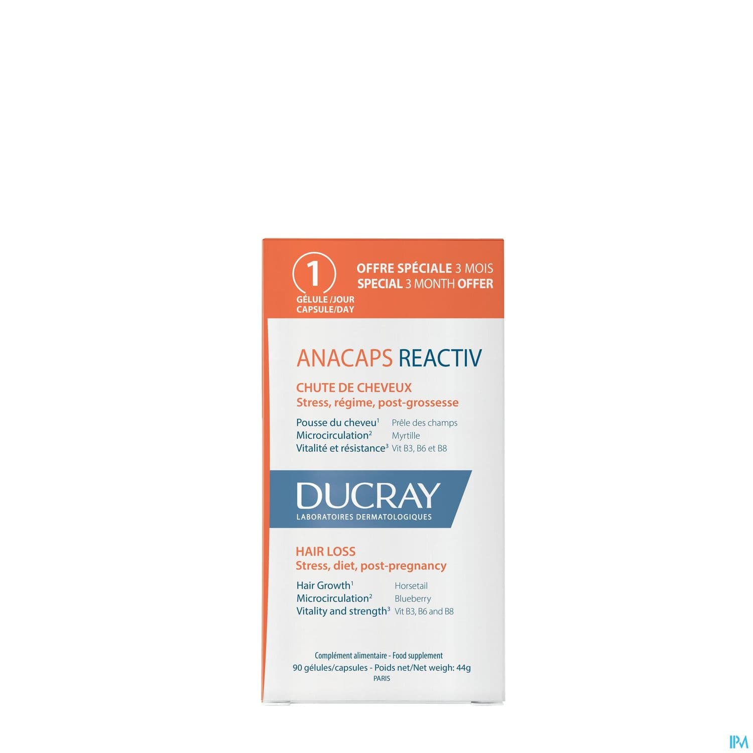 Ducray Anacaps Reactiv Gelule 90