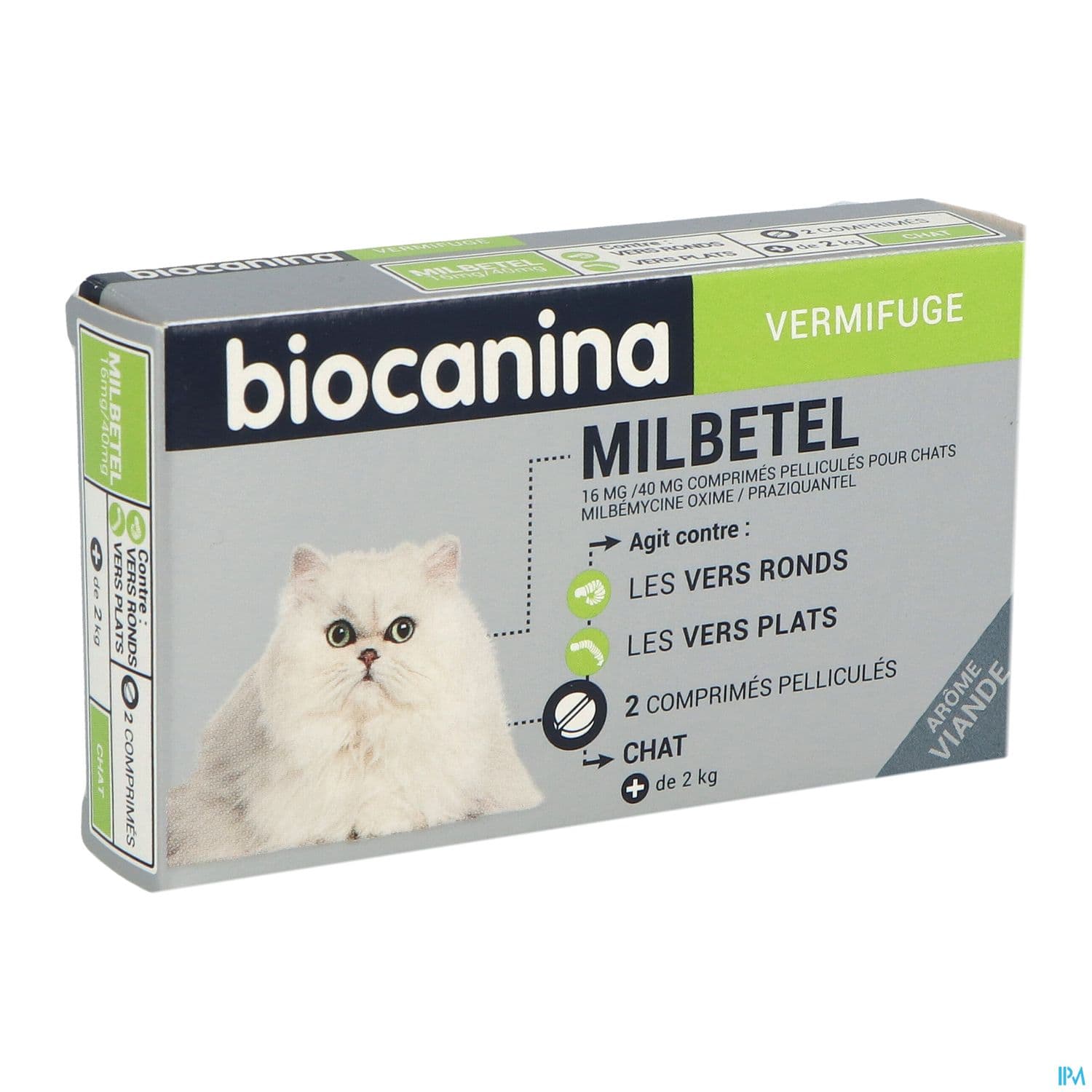 Milbetel 16mg/40mg Chat Comprime 2 — Pharmacie Saint Agricol