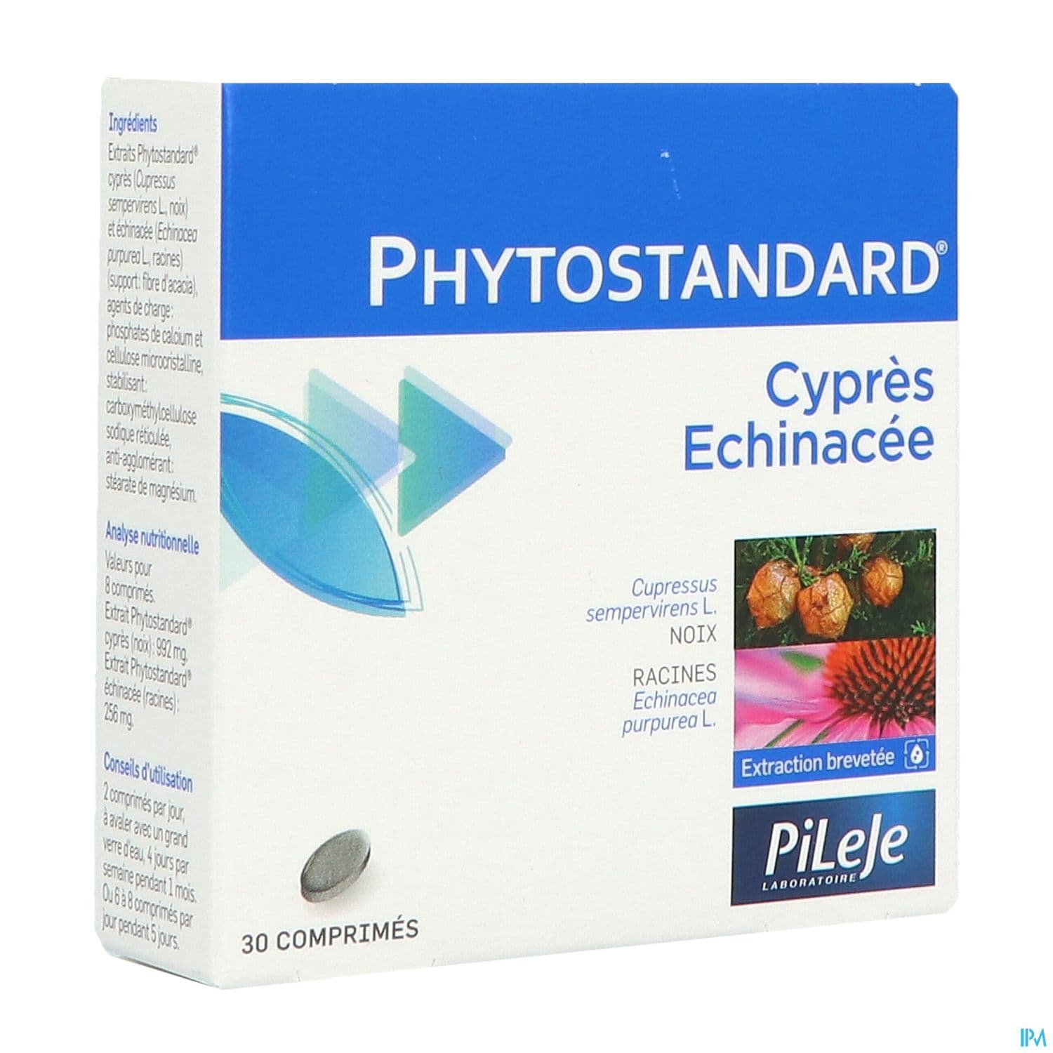 Pileje Phytostandard Cypres Echinacee Comprime 30