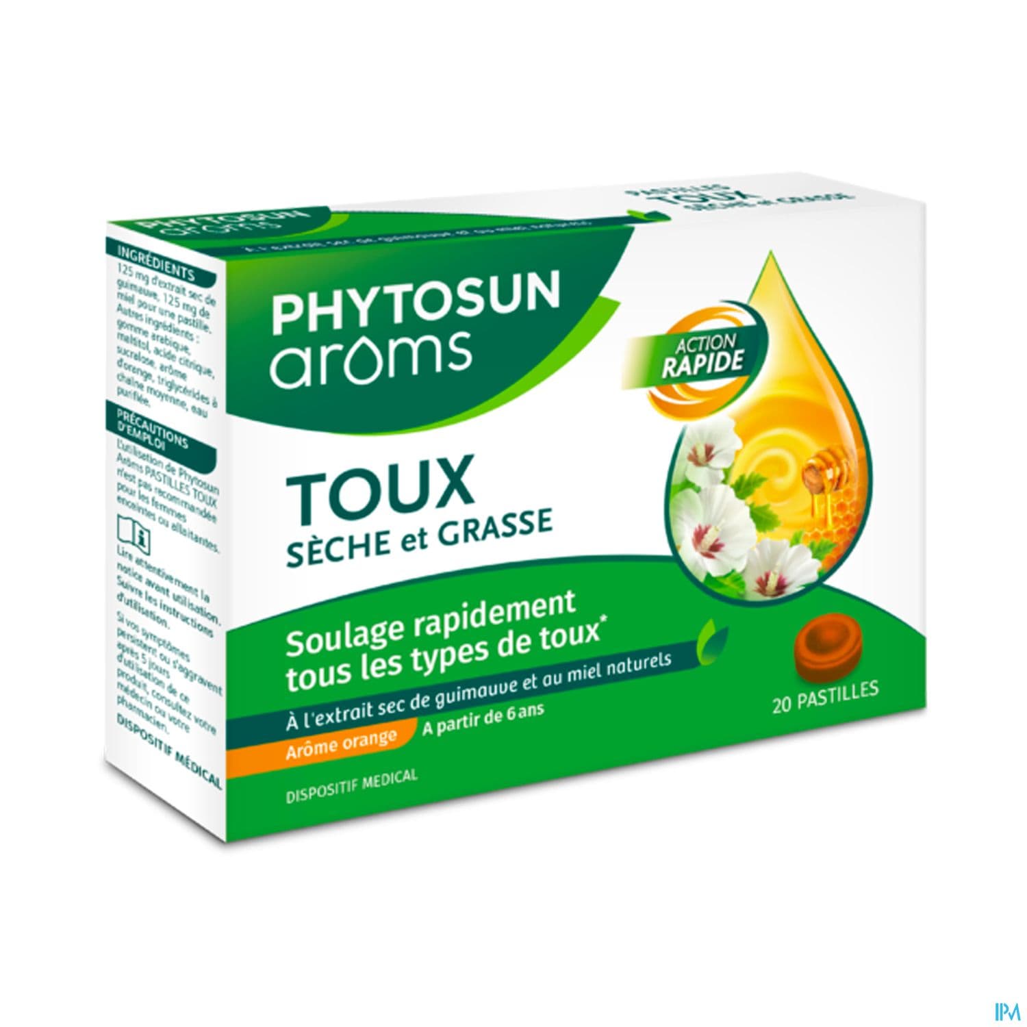 Phytosun Aroms Pastille Toux Mixte 20