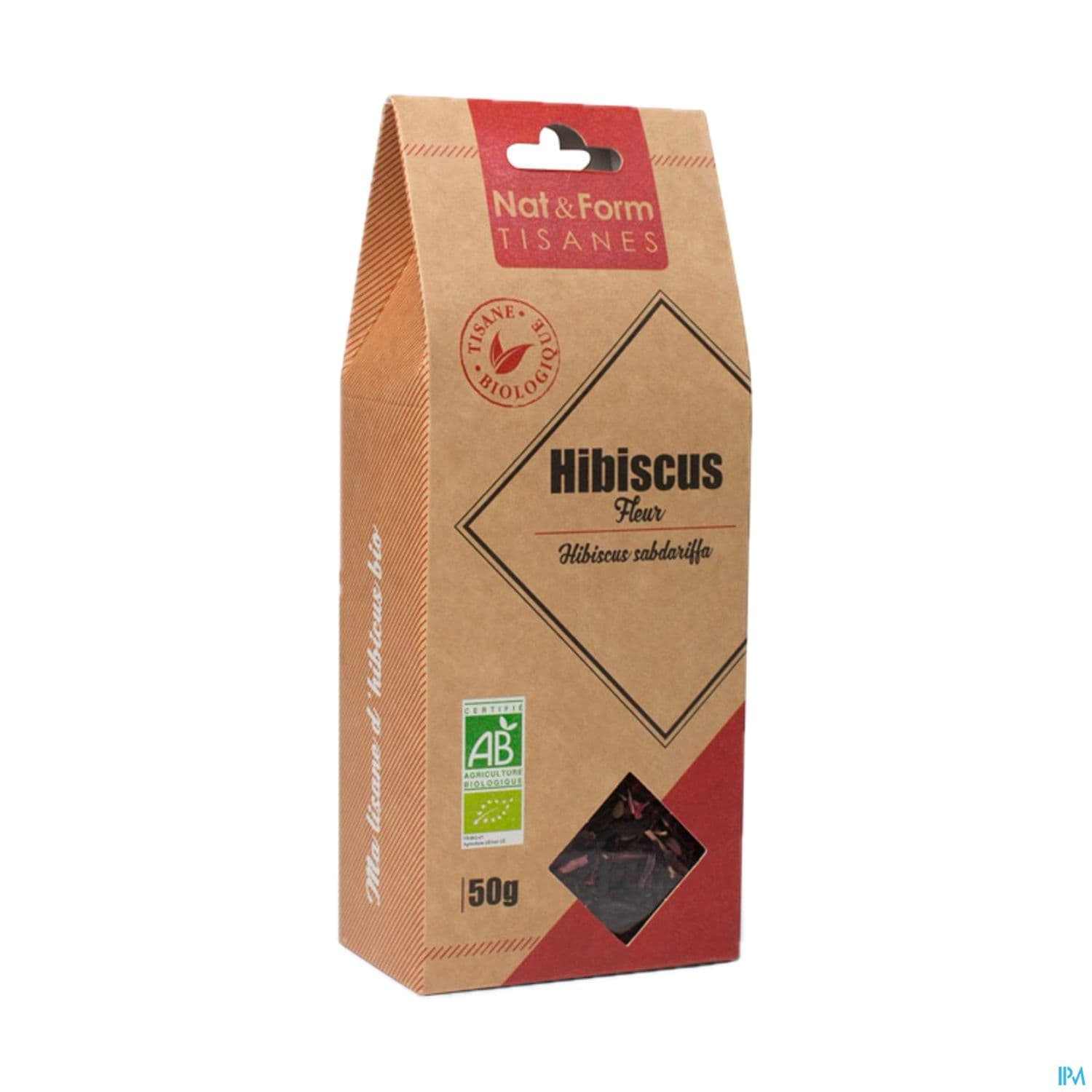 Nat Et Form Tisane Hibiscus Fleur Bio 50g — Pharmacie Pharmavance Auteuil