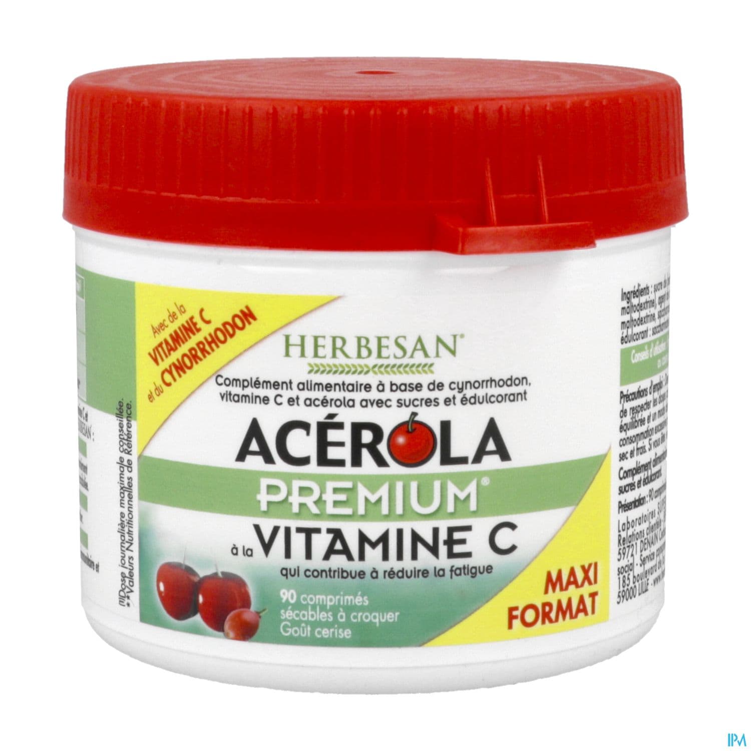 Herbesan Acerola Premium Comprime A Croquer 90