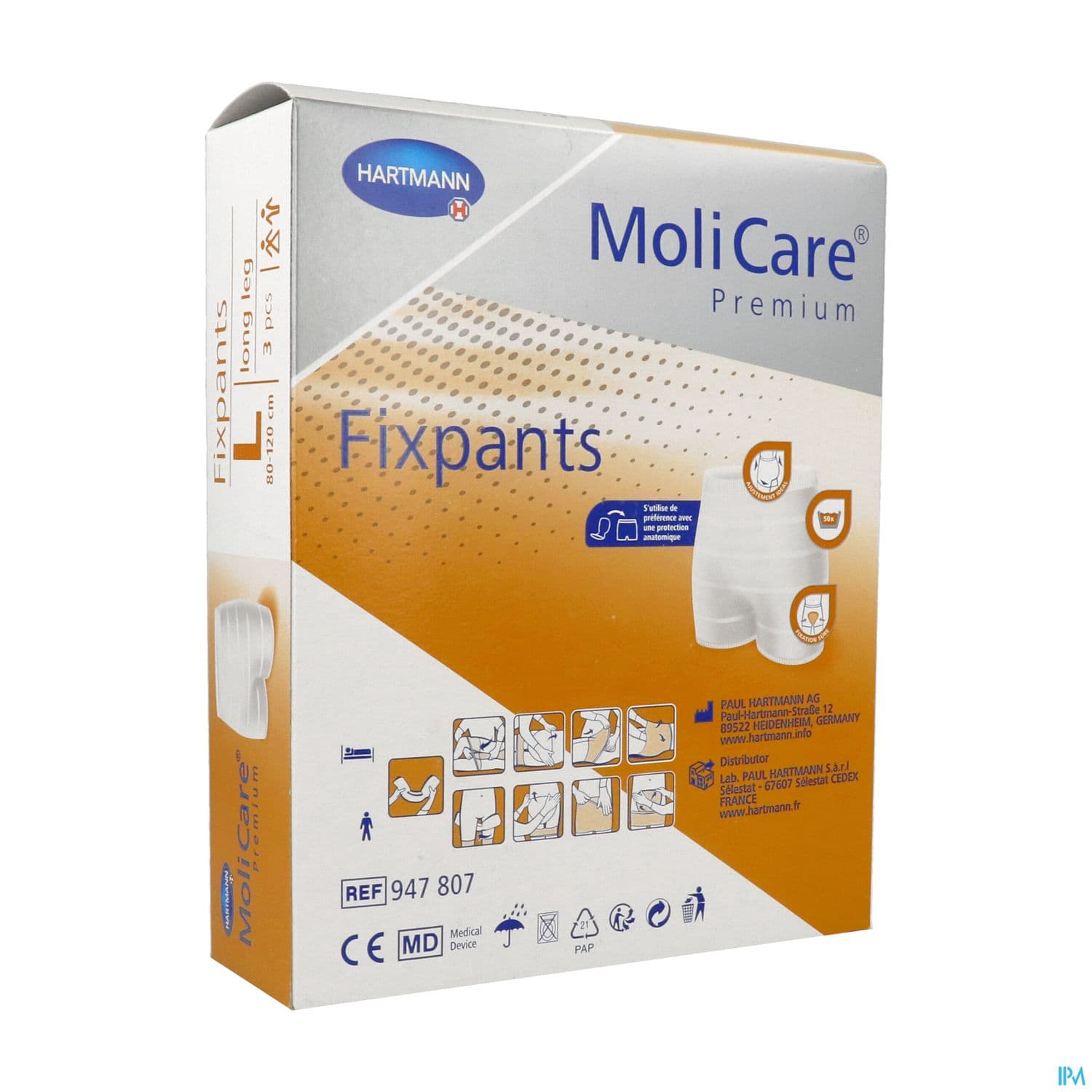 Hartmann Molicare Premium Fixpant Longleg Slip Fil l 3