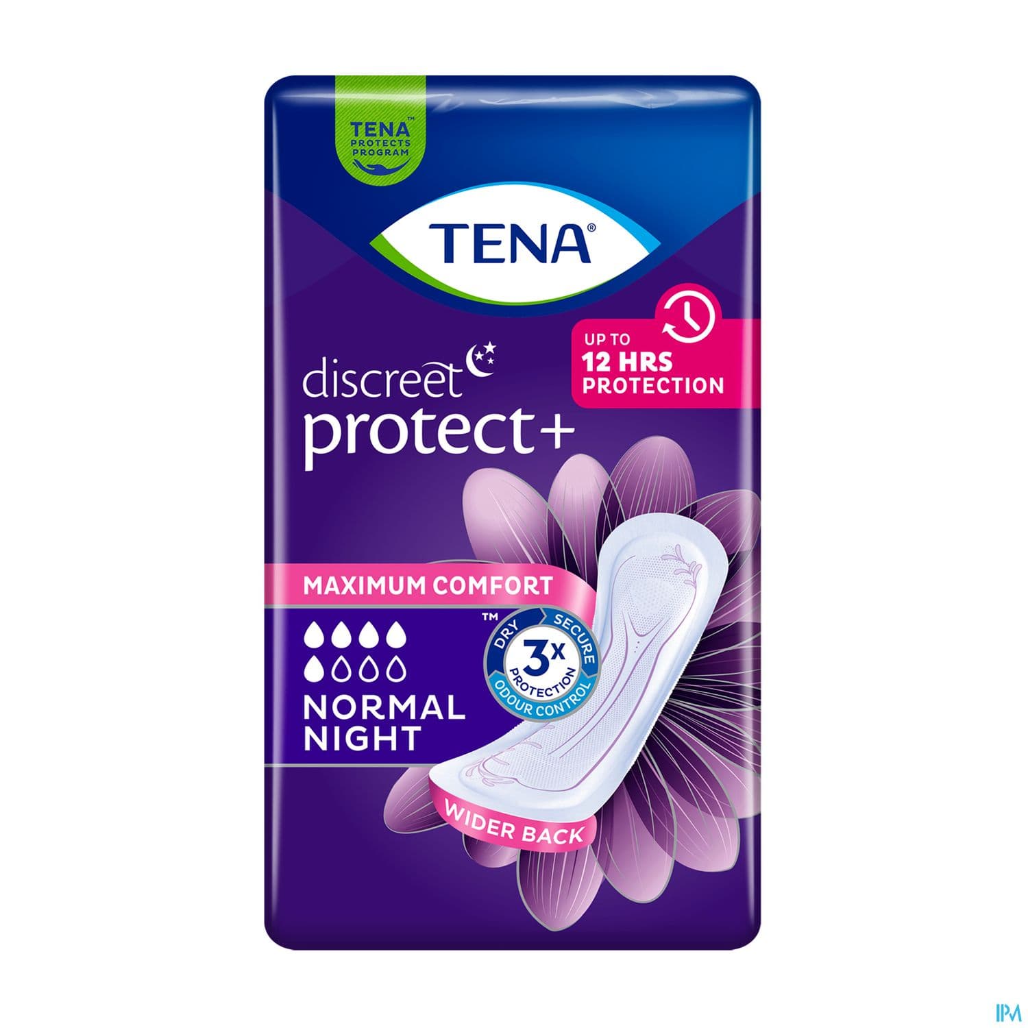 TENA DISCREET SERV NORM NIGHT 10