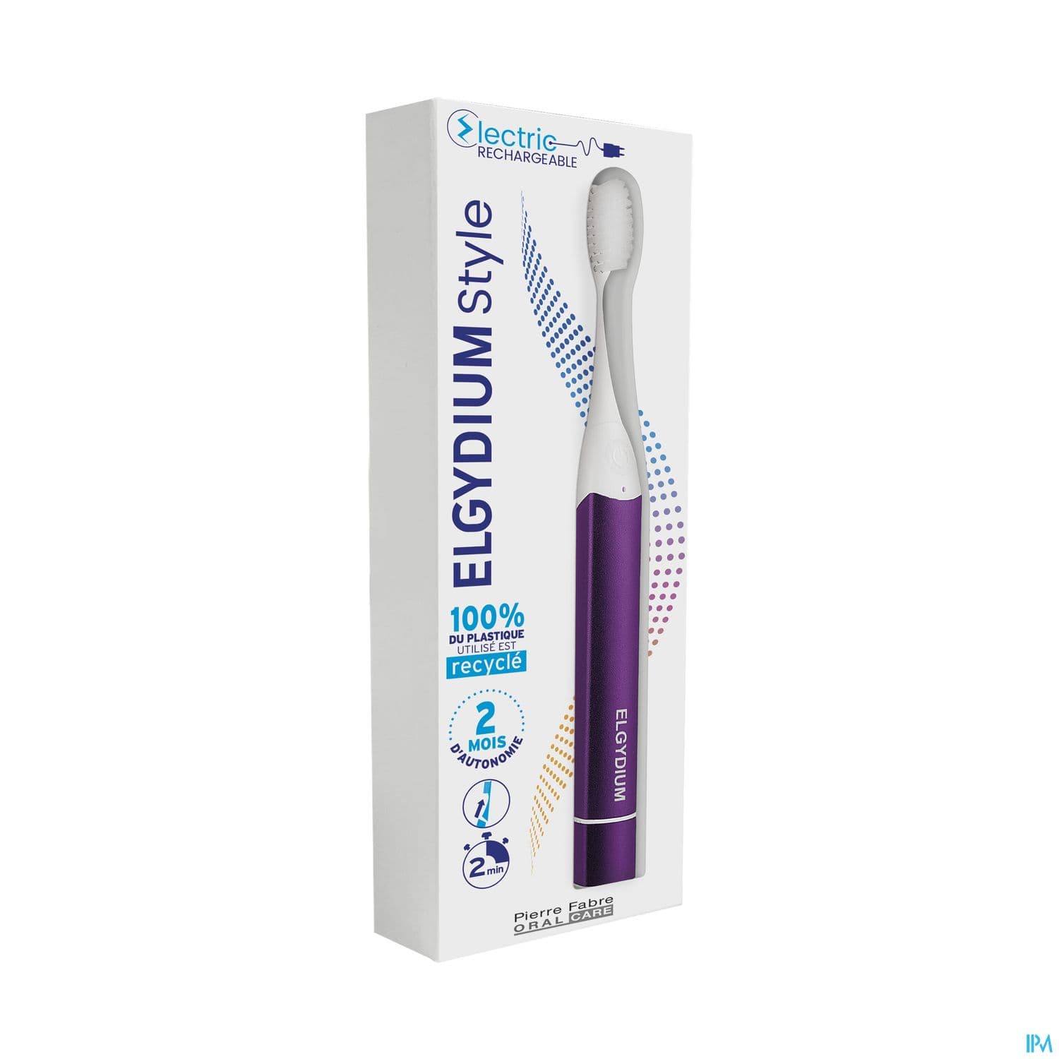 Elgydium Brosse A Dents Style Electrique Batterie Raisin Petillant