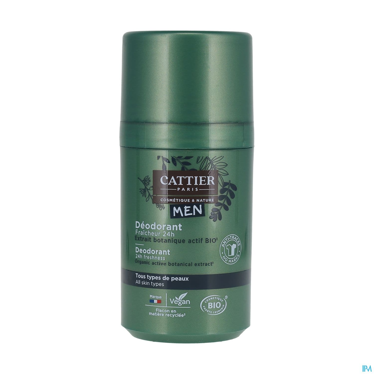 CATTIER MEN DEODORANT ROLLON50ML — Pharmacie Espace Bocaud