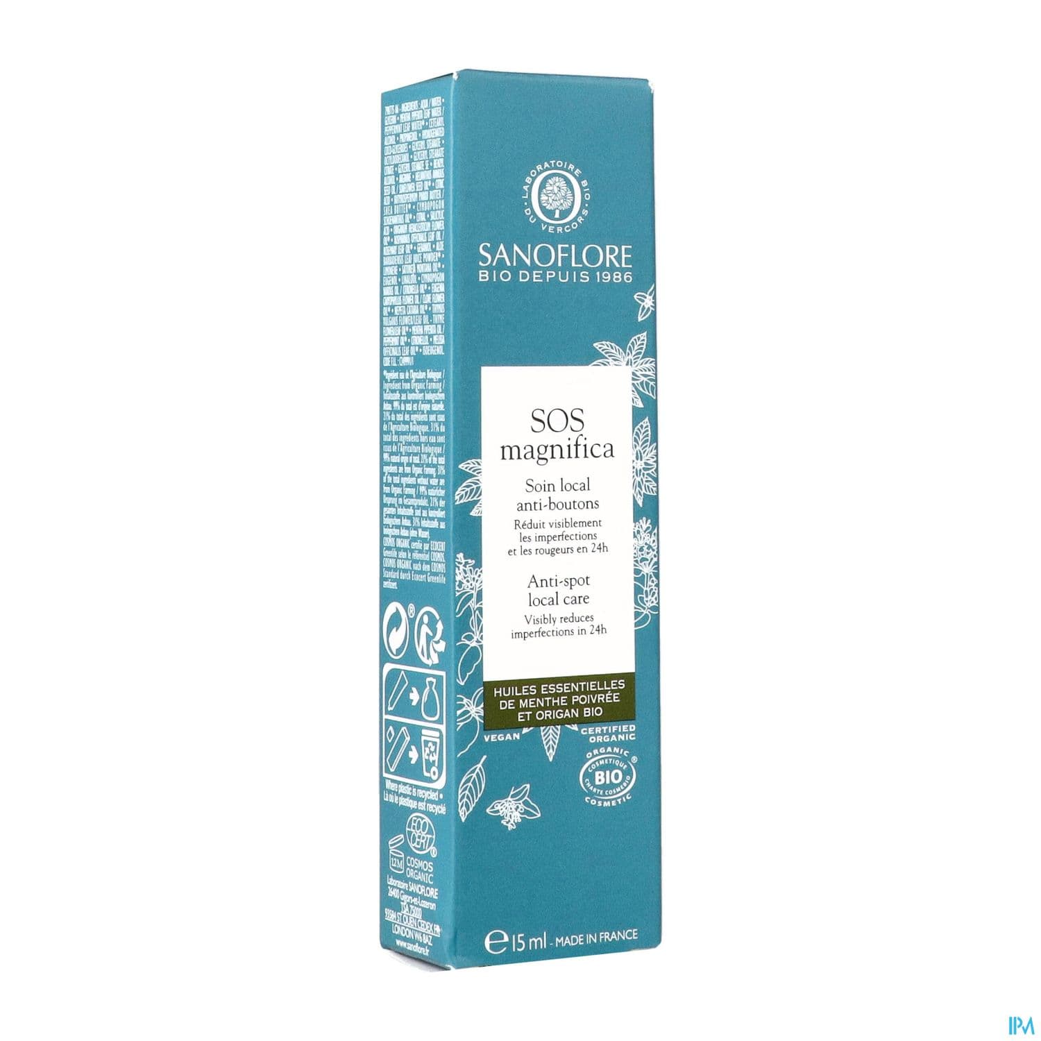 Sanoflore Magnifica Sos Soin Antiboutons Bio 15ml