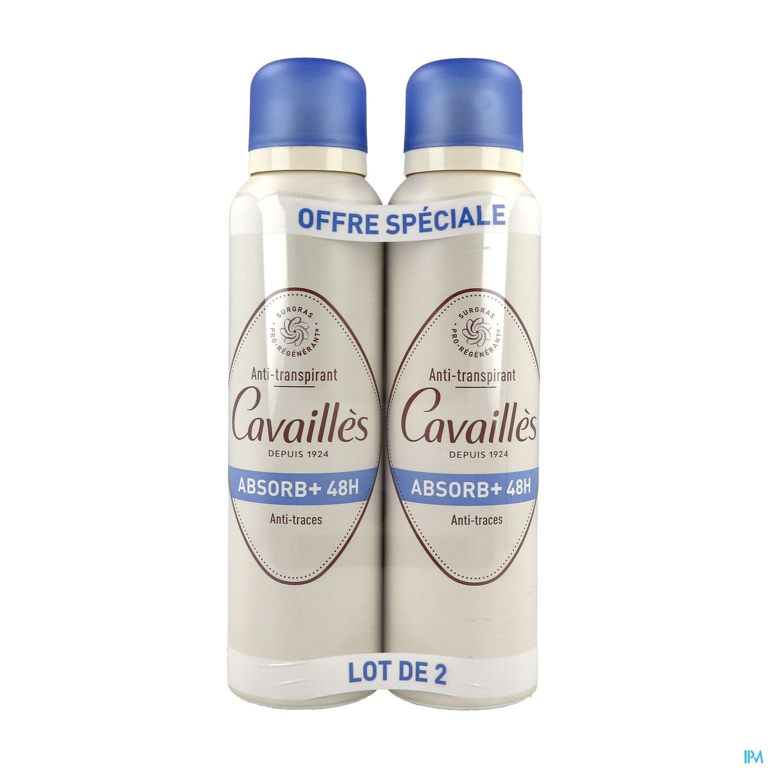 Roge Cavailles Deodorant Absorb+ 48h Spray 150ml X2