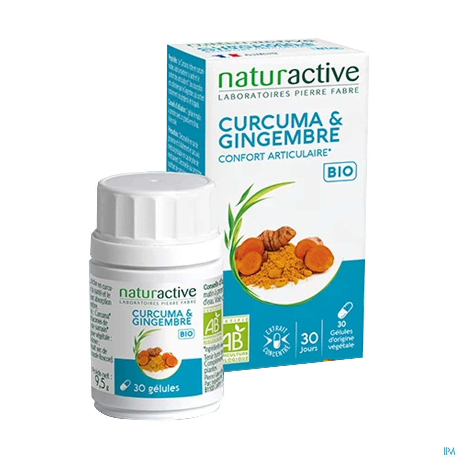 Naturactive Curcuma Gingembre Bio Gelule 30