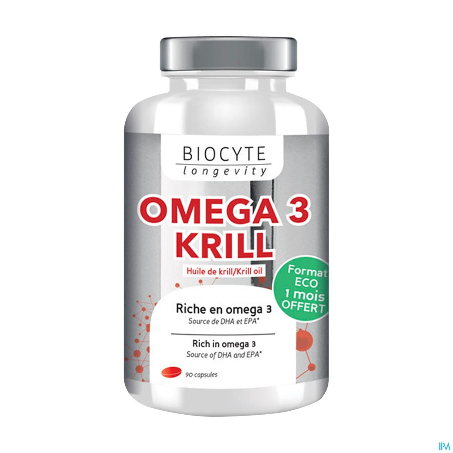 BIOCYTE OMEGA3 KRILL 500MG CAPS 90