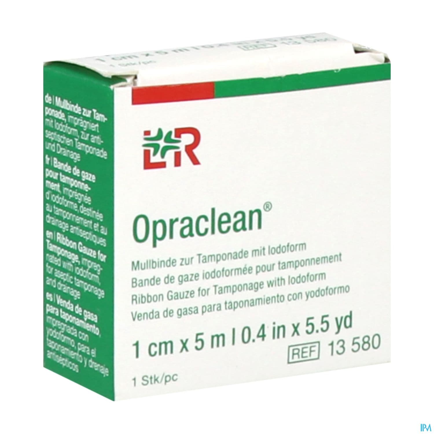 Opraclean Meche De Gaze Iodoformee 1cm X 5m