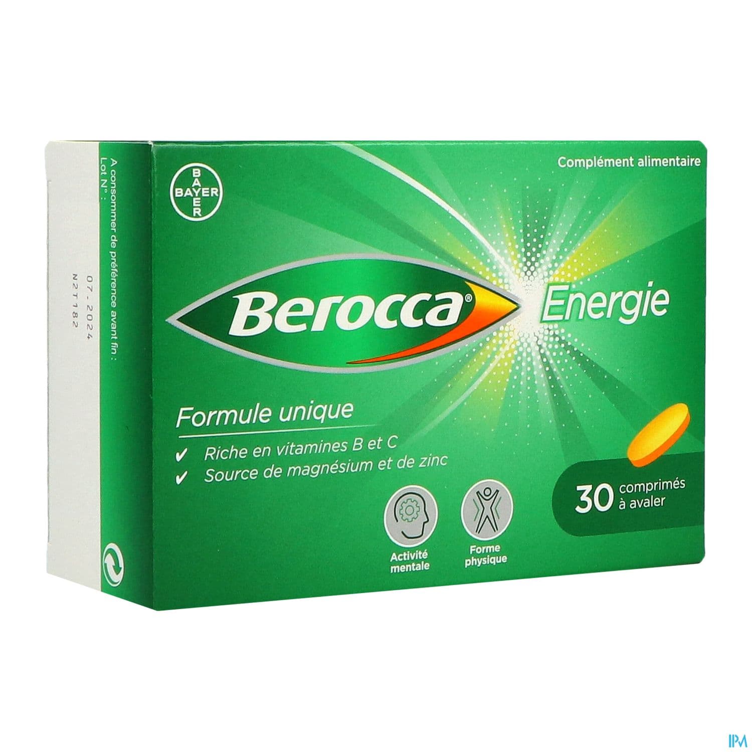 BEROCCA ENERGIE CPR PELLICULE 30