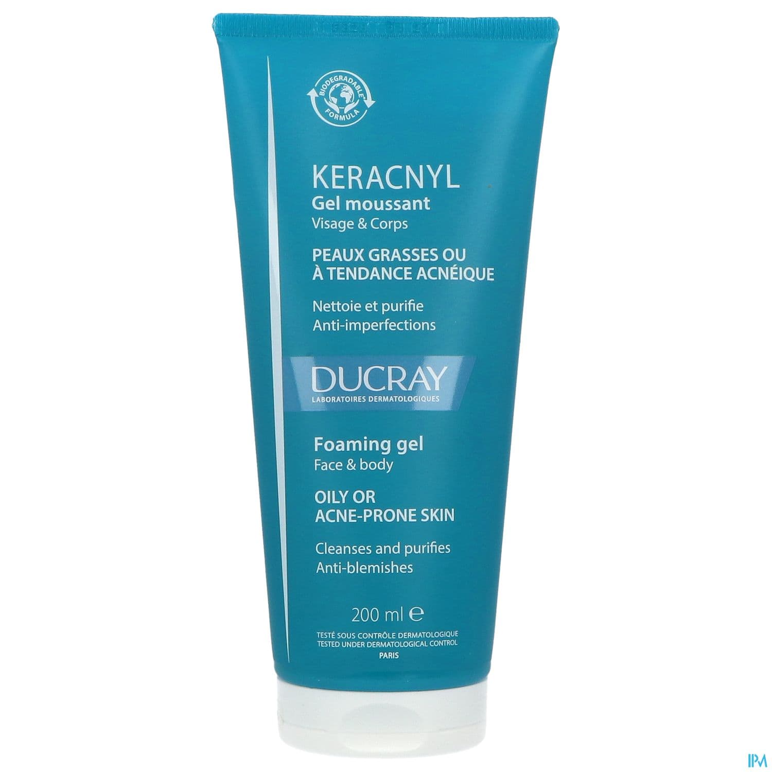 Ducray Keracnyl Gel Moussant Visage Et Corps 200ml — Pharmacie du Soleil Elsie Santé