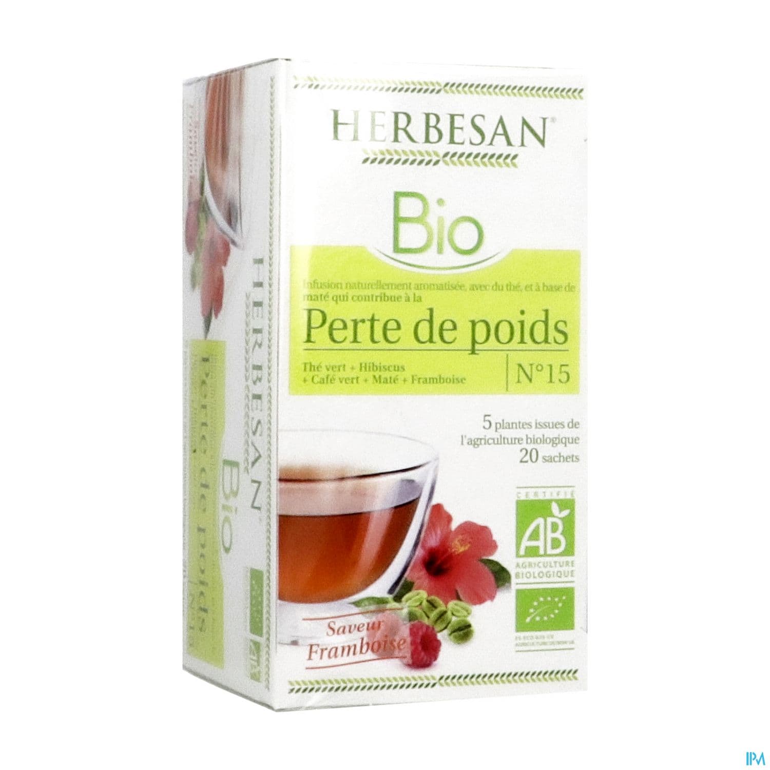 Herbesan Infusion Perte De Poids Bio Sechet 20