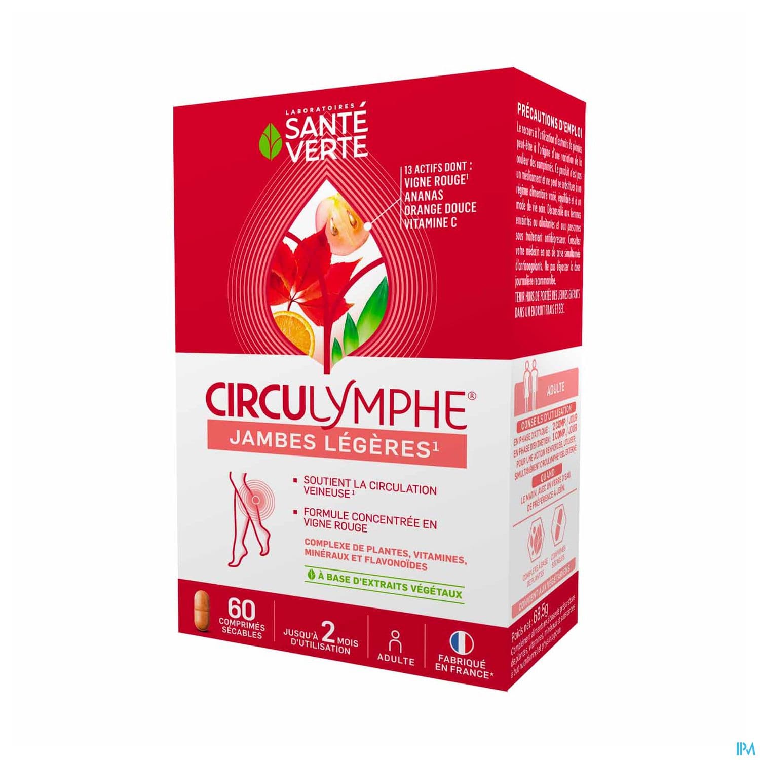 CIRCULYMPHE SANTE VERTE CPR60