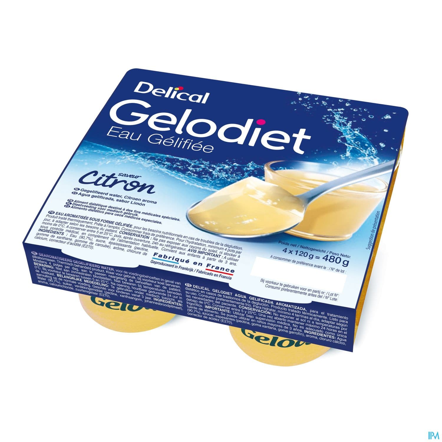 DELICAL GELODIET EAU GEL CITR120X4