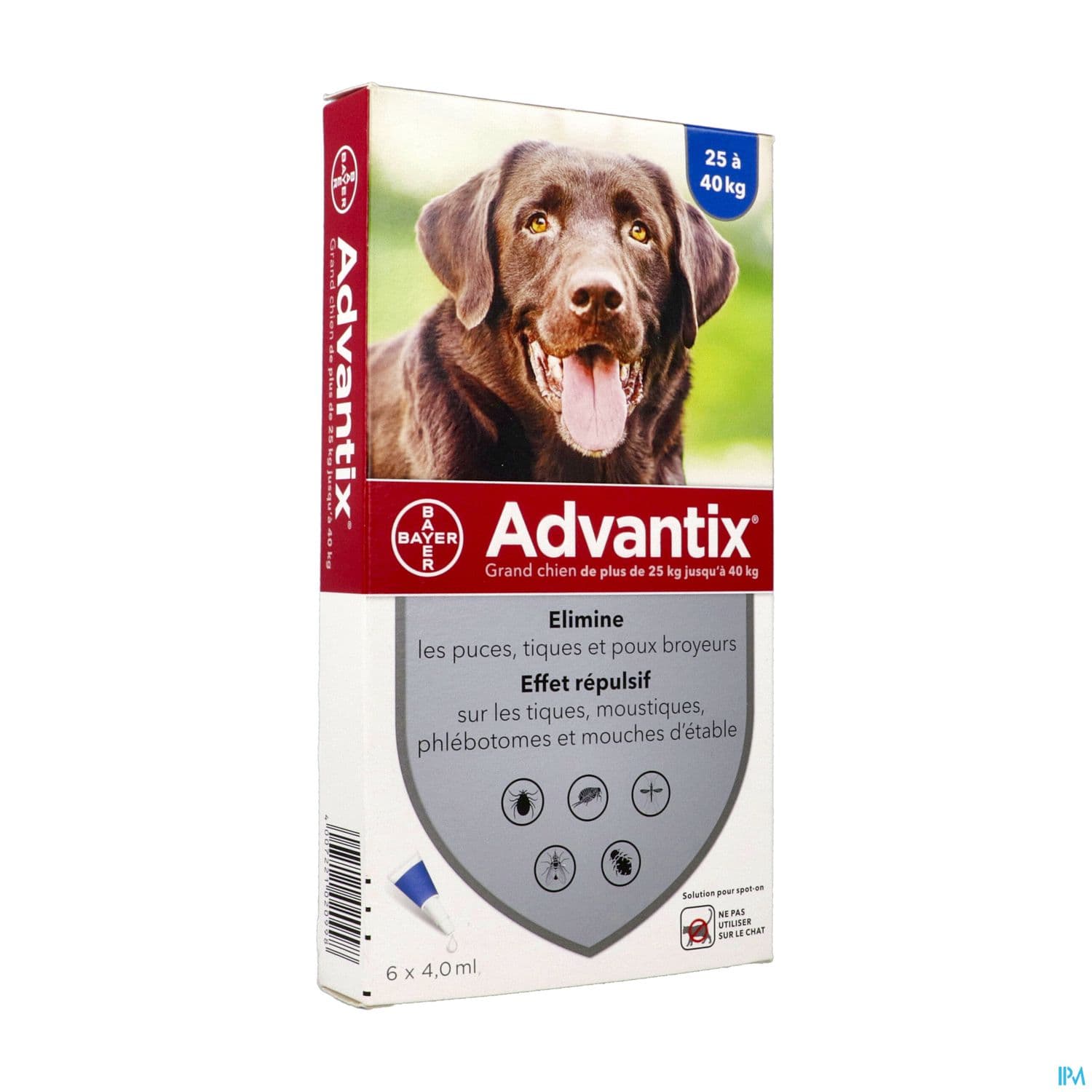 Advantix Chien Grand Spot On Solution 4ml 6