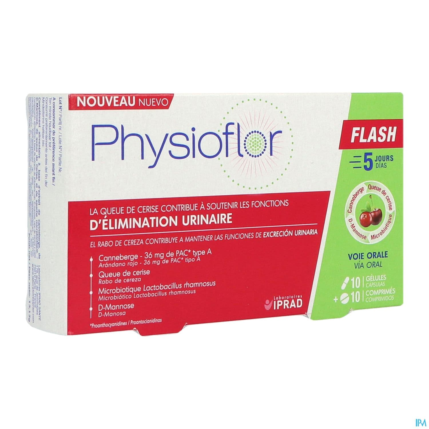 PHYSIOFLOR FLASH CPR10+GELUL10